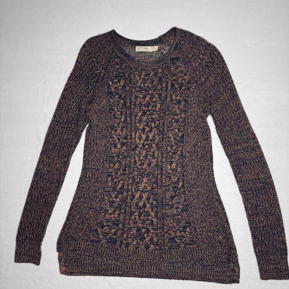 Multicolor Loose Knit Sweater